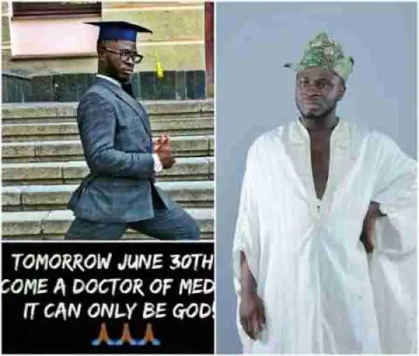 Comedian And Actor, Craze Clown, Graduates As A Medical Doctor